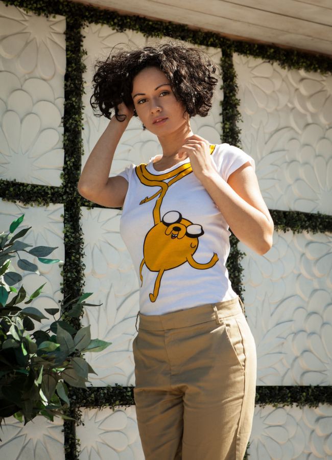 Pammie Lee Posing Outside