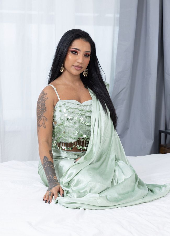 Yasmina Khan in Traditional Dress